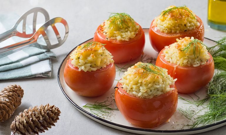 Revista Maxi - Tomates rellenos de risotto