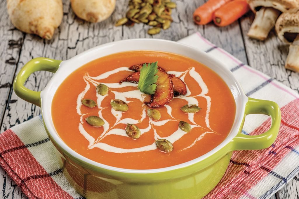 Sopa de coco y papa Revista Maxi Online