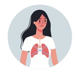 dificultad al respirar