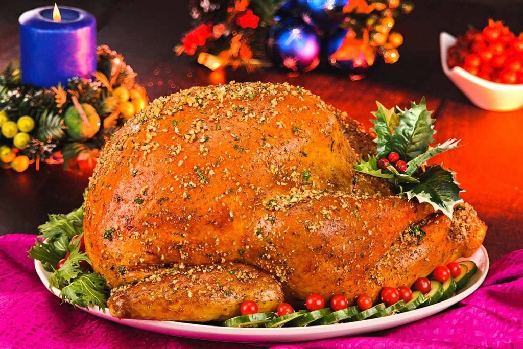 Pavo navideño con corteza - Revista Maxi Online