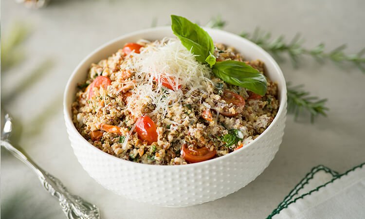 ENSALADA DE QUINUA CON VERDURAS